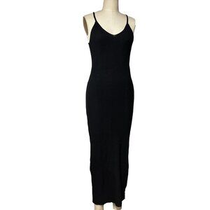 Black Knit Tank Dress